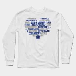 PARAMEDIC HEART Long Sleeve T-Shirt